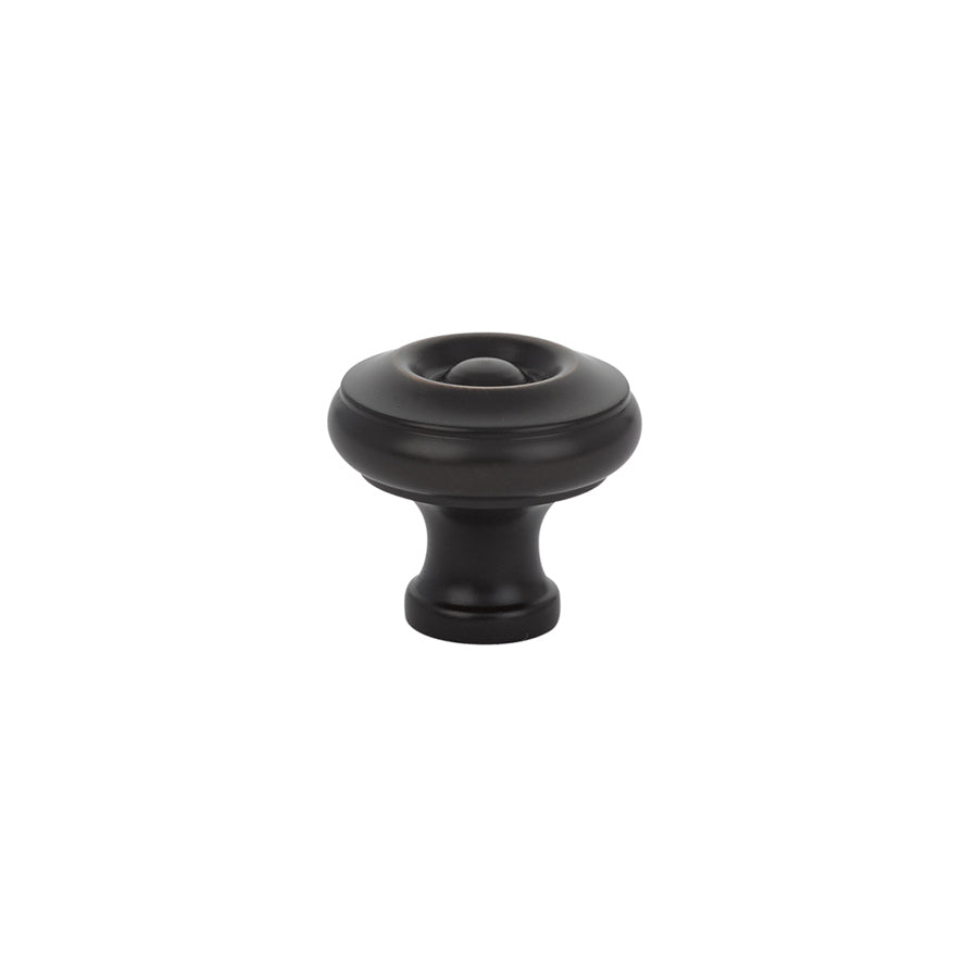 Emtek - 86115US10B - Cabinet Knob, Waverly, 1-1/4", US10B