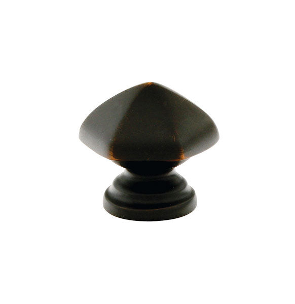 Emtek - 86119US10B - Hex Cabinet Knob, 1-1/8", US10B  (Discontinued with inventory. Call for availability.)