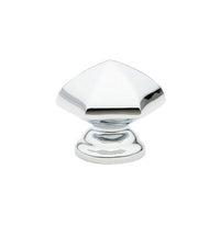 Emtek - 86119US26 - Hex Cabinet Knob, 1-1/8", US26  (Discontinued with inventory. Call for availability.)