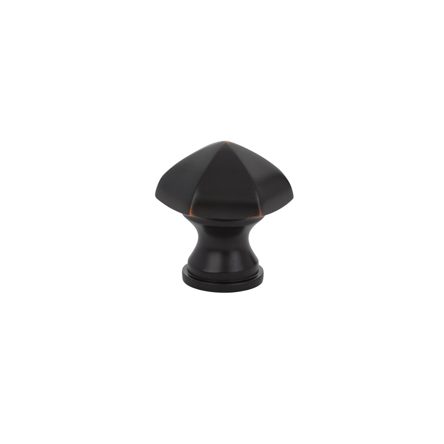 Emtek - 86120US10B - Hex Cabinet Knob, 1-3/8", US10B  (Discontinued with inventory. Call for availability.)