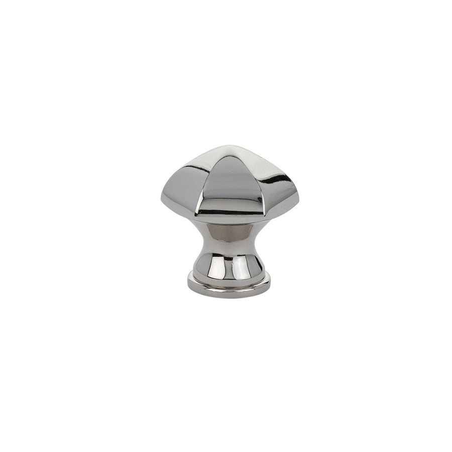 Emtek - 86120US14 - Hex Cabinet Knob, 1-3/8", US14  (Discontinued with inventory. Call for availability.)