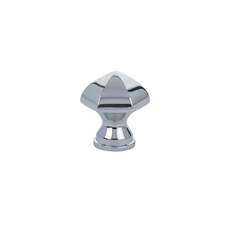 Emtek - 86120US26 - Hex Cabinet Knob, 1-3/8", US26  (Discontinued with inventory. Call for availability.)