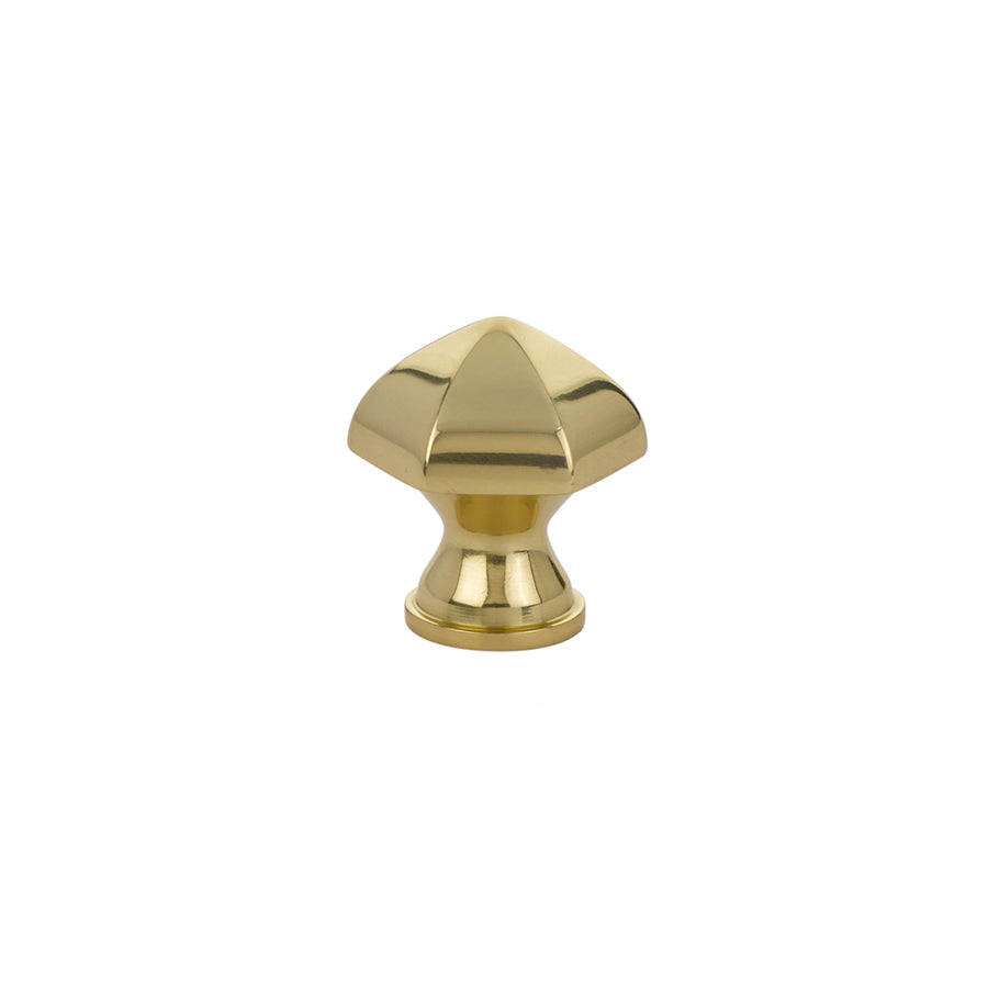 Emtek - 86120US3 - Hex Cabinet Knob, 1-3/8", US3  (Discontinued with inventory. Call for availability.)