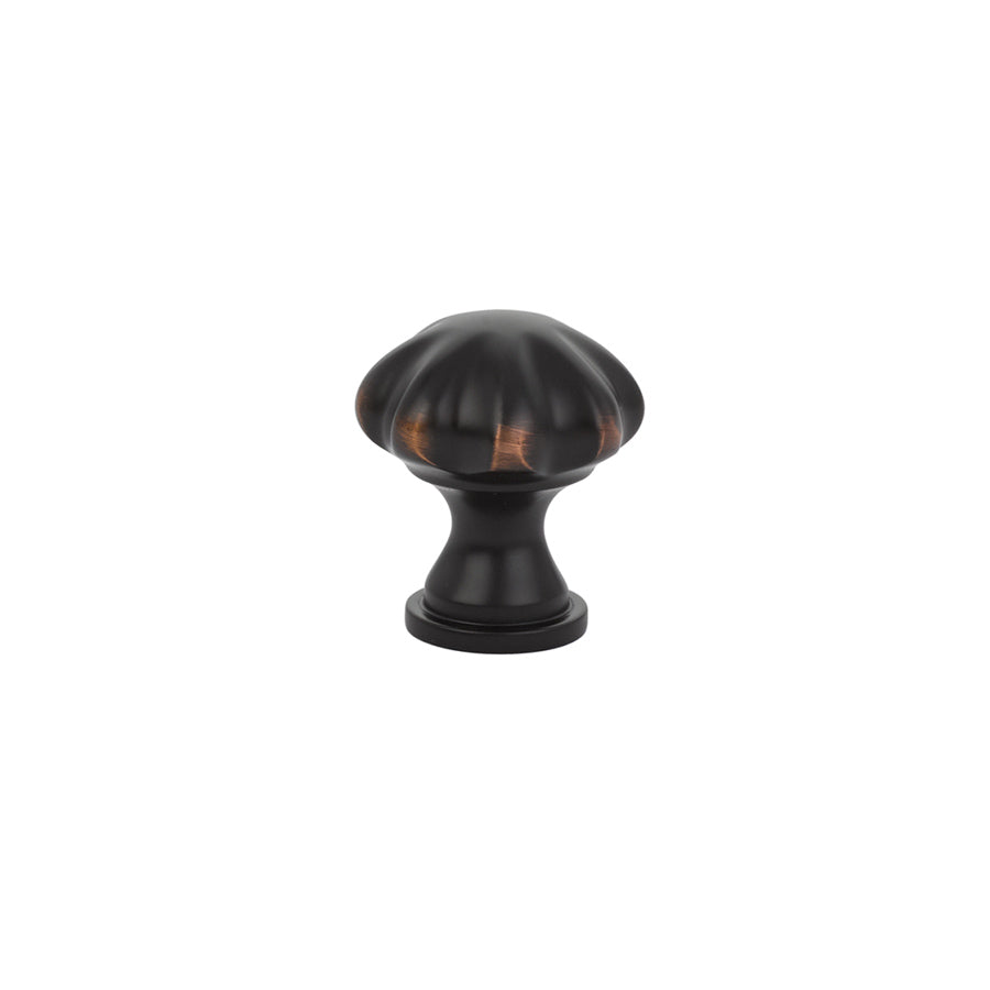 Emtek - 86122US10B - Melon Cabinet Knob, 1-1/4", US10B