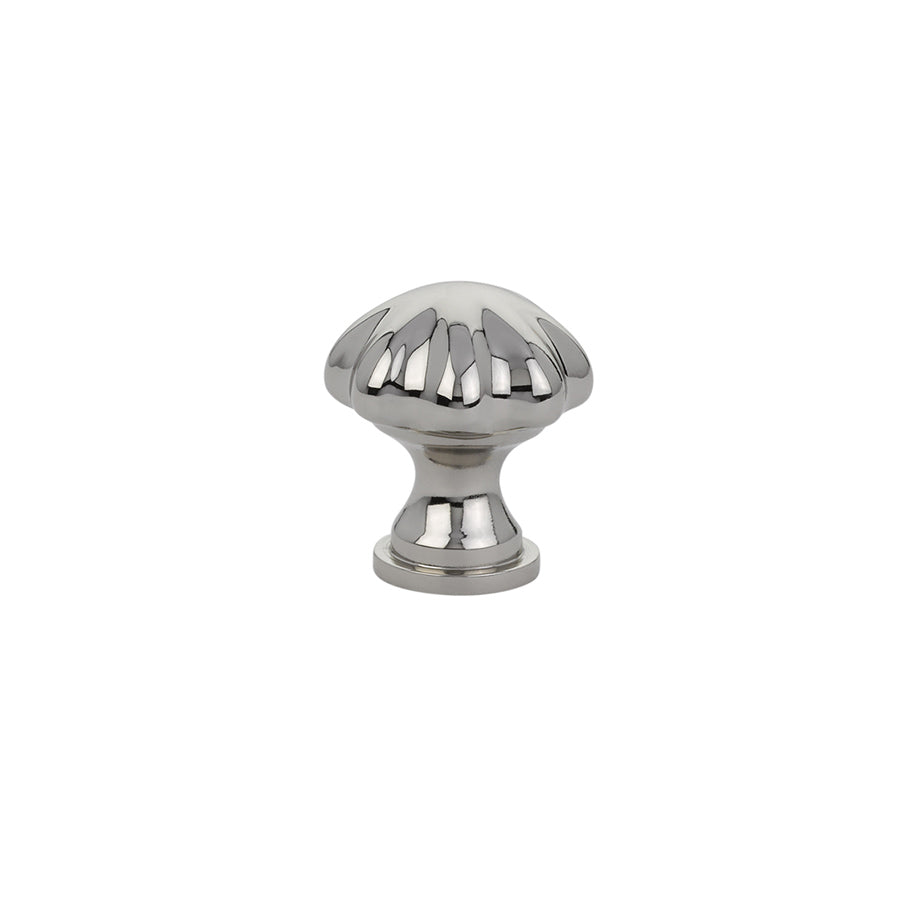 Emtek - 86122US14 - Melon Cabinet Knob, 1-1/4", US14