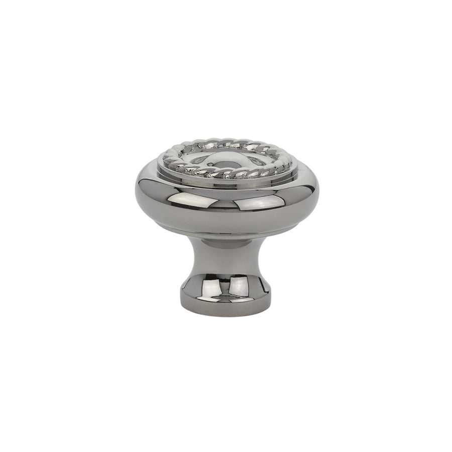 Emtek - 86202US14 - Cabinet Knob, Brass Rope, 1-3/4", US14