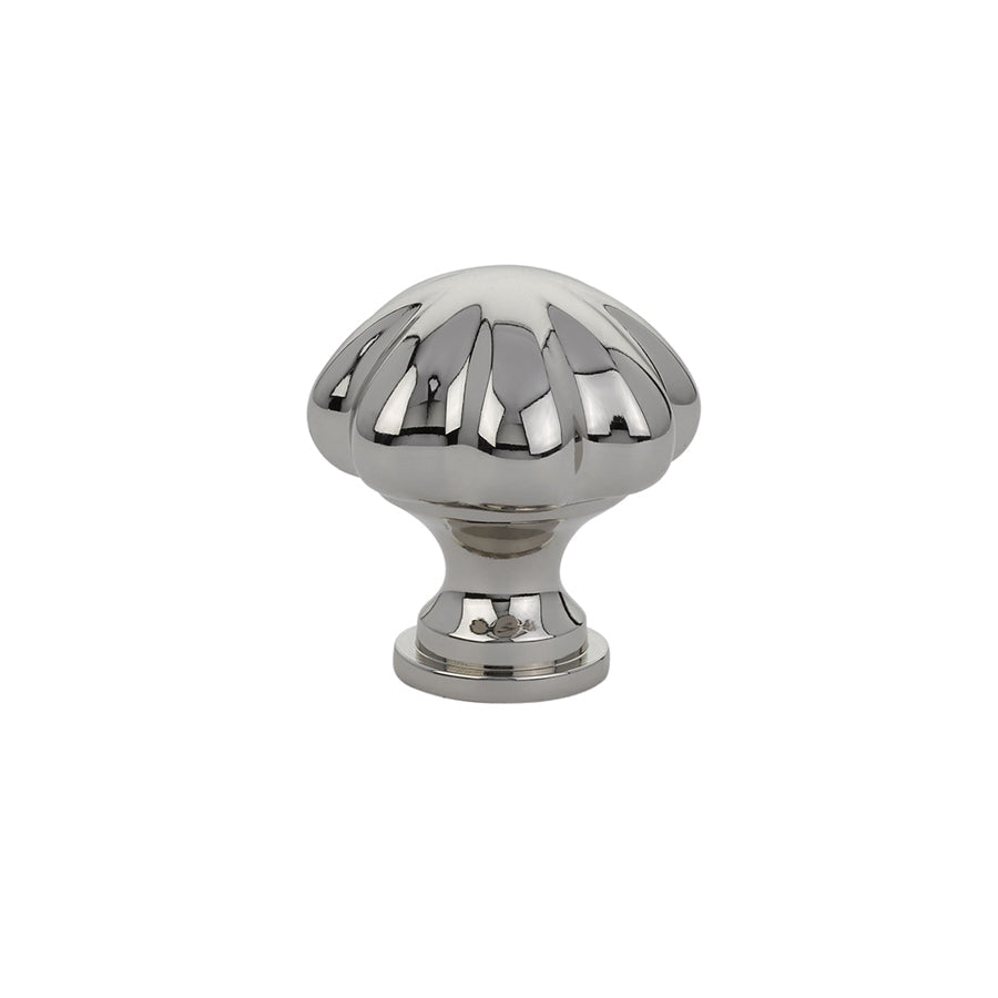 Emtek - 86203US14 - Melon Cabinet Knob, 1-3/4", US14