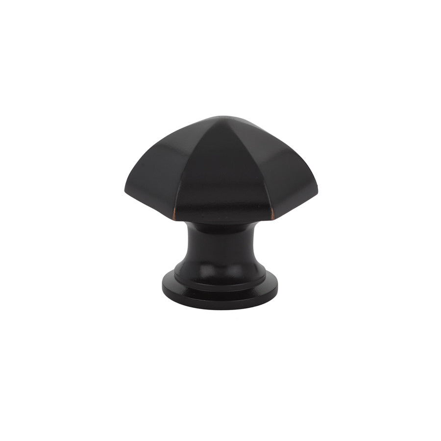 Emtek - 86204US10B - Hex Cabinet Knob, 1-7/8", US10B  (Discontinued with inventory. Call for availability.)