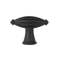 Emtek - 86227FB - Tuscany Bronze Fluted Finger Knob, 1-3/4", FB