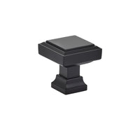 Emtek - 86295US19 - Geometric Square Knob, 1-1/4", US19