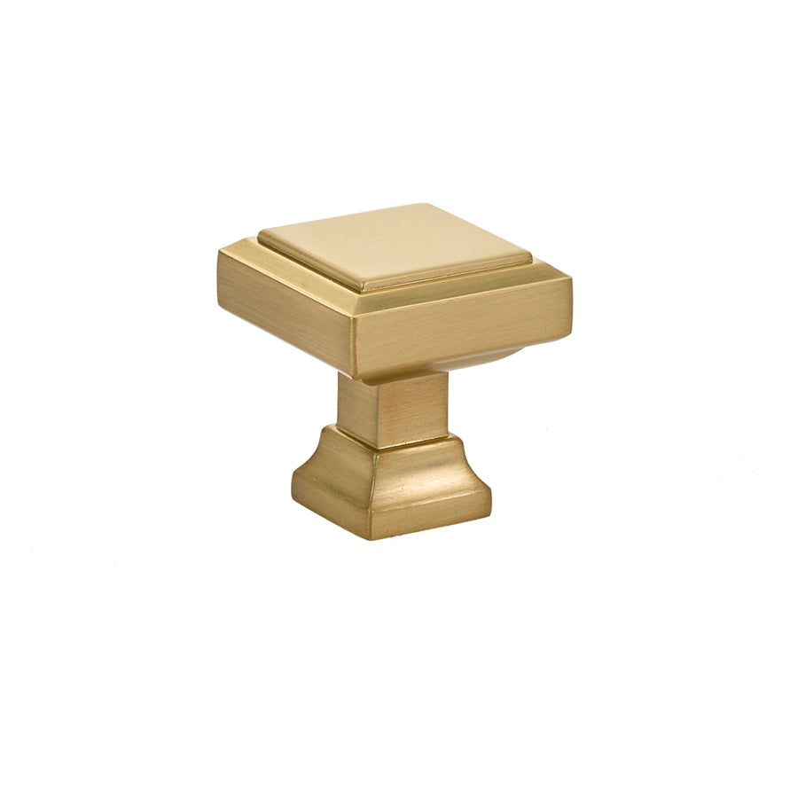 Emtek - 86295US4 - Geometric Square Knob, 1-1/4", US4