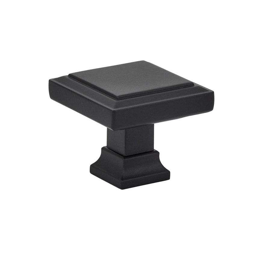 Emtek - 86296US19 - Geometric Square Knob, 1-5/8", US19