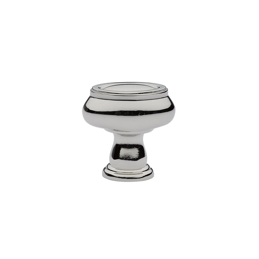 Emtek - 86304US14 - Geometric Oval, Cabinet Knob, 1-1/4", US14