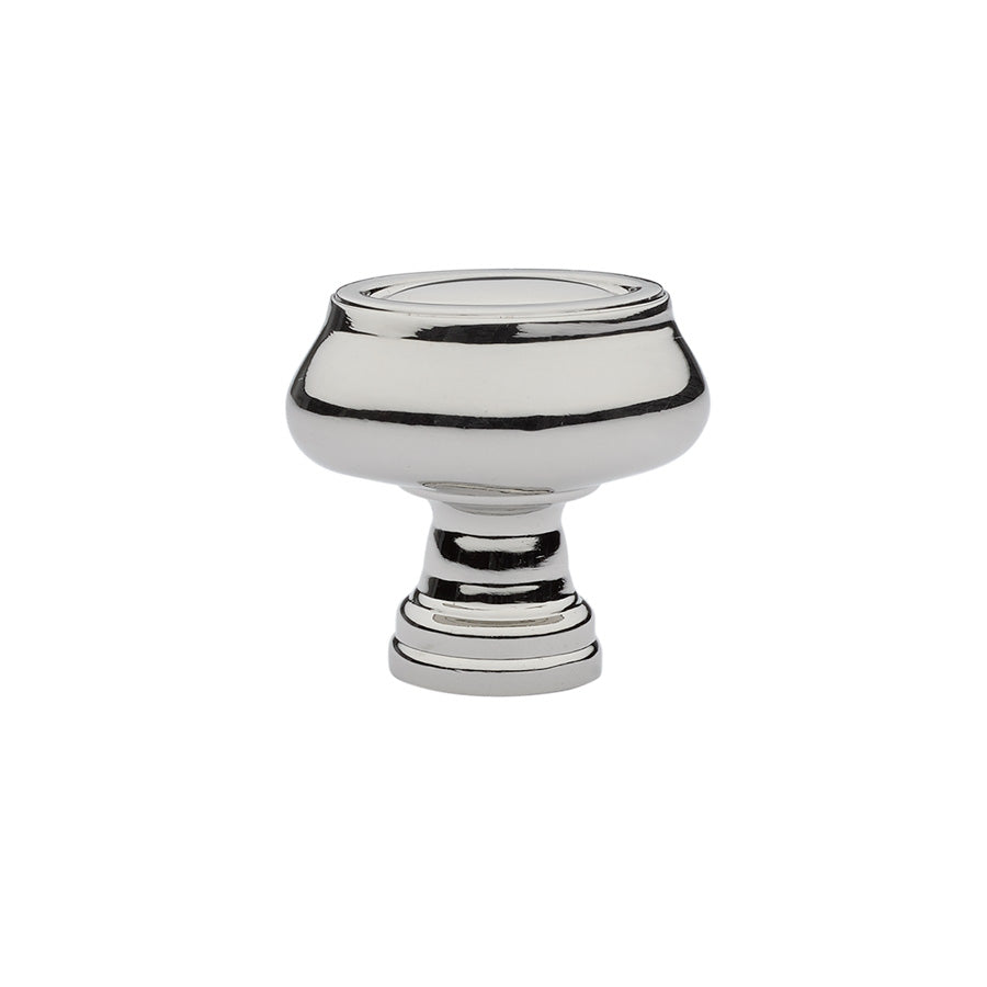 Emtek - 86305US14 - Geometric Oval, Cabinet Knob, 1-1/2", US14