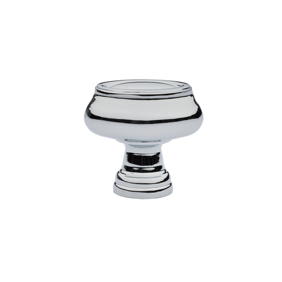 Emtek - 86305US26 - Geometric Oval, Cabinet Knob, 1-1/2", US26