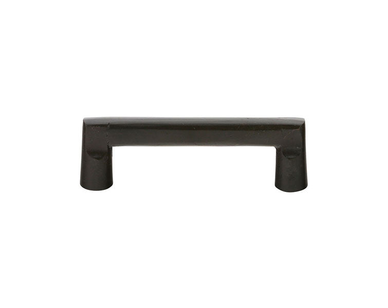 Emtek - 86332FB - Sandcast Bronze Rail Pull, 3" C-C, FB