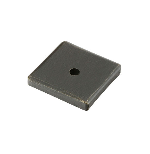 Emtek - 86342MB - Brz Cab Square Back Plate, 1-1/4", MB