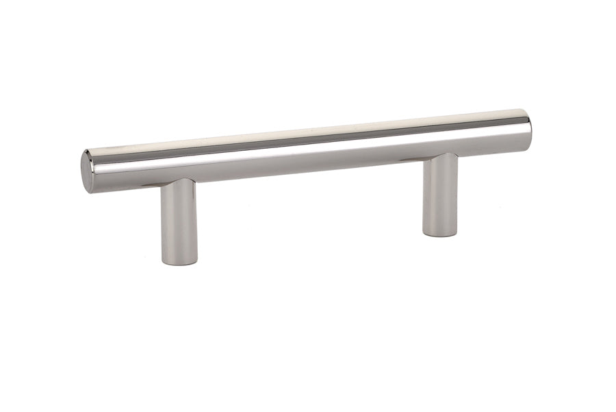 Emtek - 86358US14 - Brass Bar Pull, 3" C-C, US14