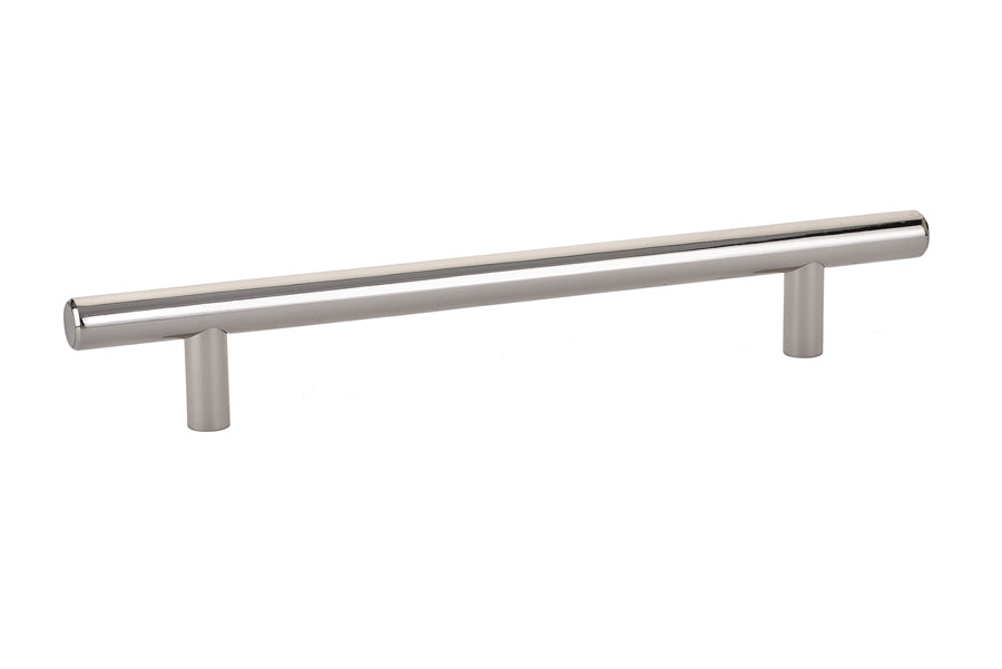 Emtek - 86362US14 - Brass Bar Pull, 6" C-C, US14