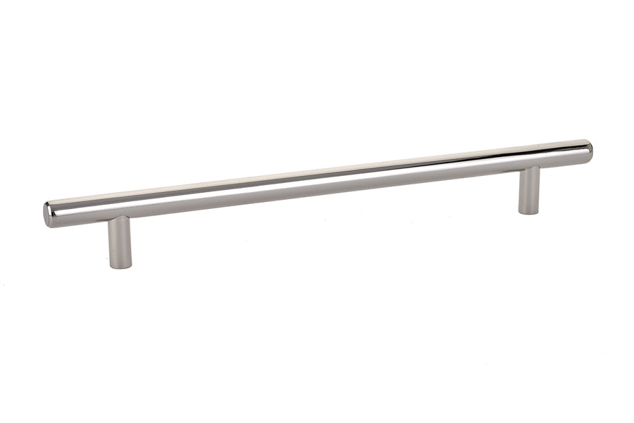 Emtek - 86363US14 - Brass Bar Pull, 8" C-C, US14