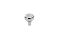 Emtek - 86370US26 - Carbon Fiber, Silver Knob, 1-1/4", US26  (Discontinued with inventory. Call for availability.)