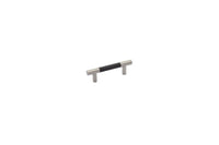 Emtek - 86376US15 - Carbon Fiber Bar Pull, Black,  3" C-C, US15  (Discontinued with inventory. Call for availability.)