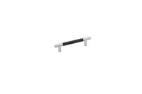 Emtek - 86378US26 - Carbon Fiber Bar Pull, Black,  4" C-C, US26  (Discontinued with inventory. Call for availability.)