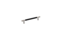 Emtek - 86379US15 - Carbon Fiber Bar Pull, Black,  5" C-C, US15  (Discontinued with inventory. Call for availability.)