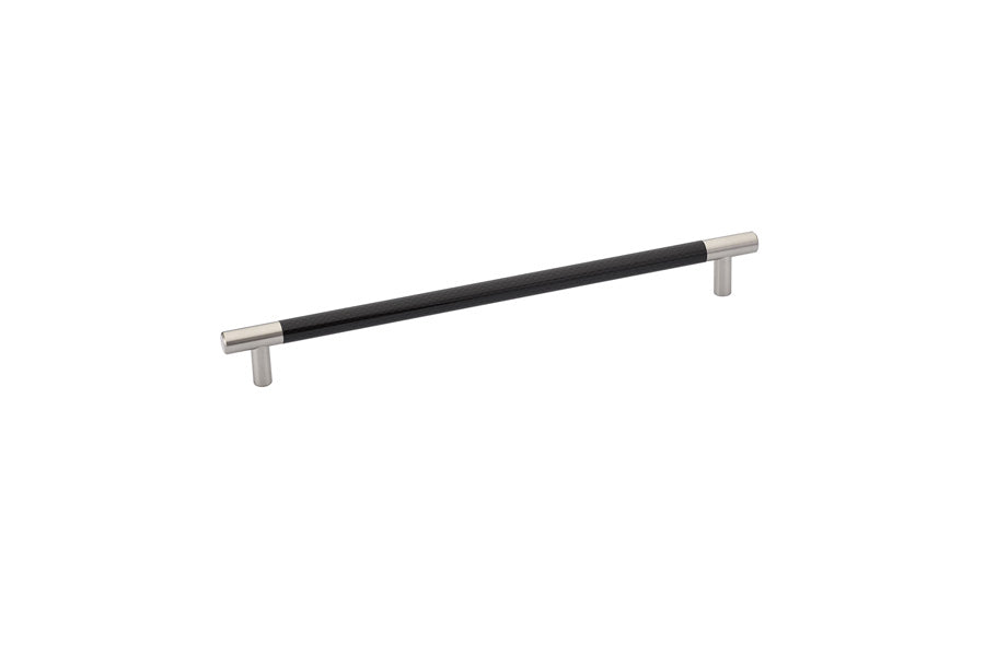 Emtek - 86382US15 - Carbon Fiber Bar Pull, Black,  10" C-C, US15  (Discontinued with inventory. Call for availability.)