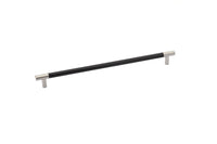 Emtek - 86383US15 - Carbon Fiber Bar Pull, Black,  12" C-C, US15  (Discontinued with inventory. Call for availability.)