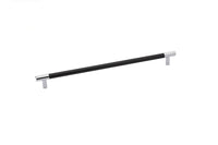 Emtek - 86383US26 - Carbon Fiber Bar Pull, Black,  12" C-C, US26  (Discontinued with inventory. Call for availability.)