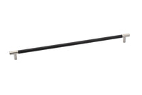 Emtek - 86384US15 - Carbon Fiber Bar Pull, Black,  16" C-C, US15  (Discontinued with inventory. Call for availability.)