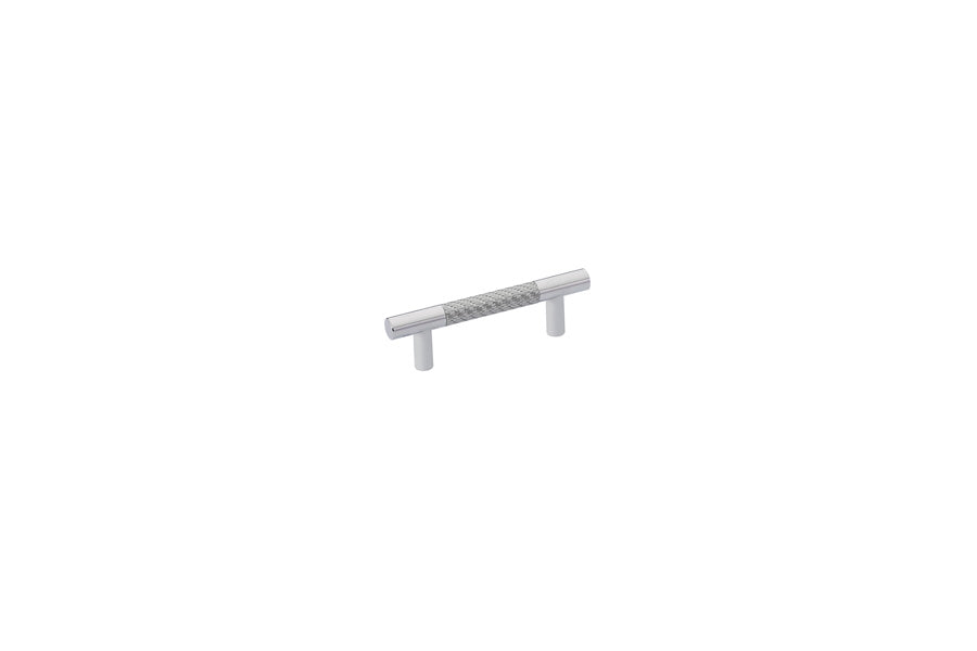 Emtek - 86385US26 - Carbon Fiber Bar Pull, Silver,  3" C-C, US26  (Discontinued with inventory. Call for availability.)