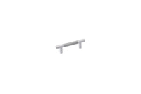 Emtek - 86385US26 - Carbon Fiber Bar Pull, Silver,  3" C-C, US26  (Discontinued with inventory. Call for availability.)