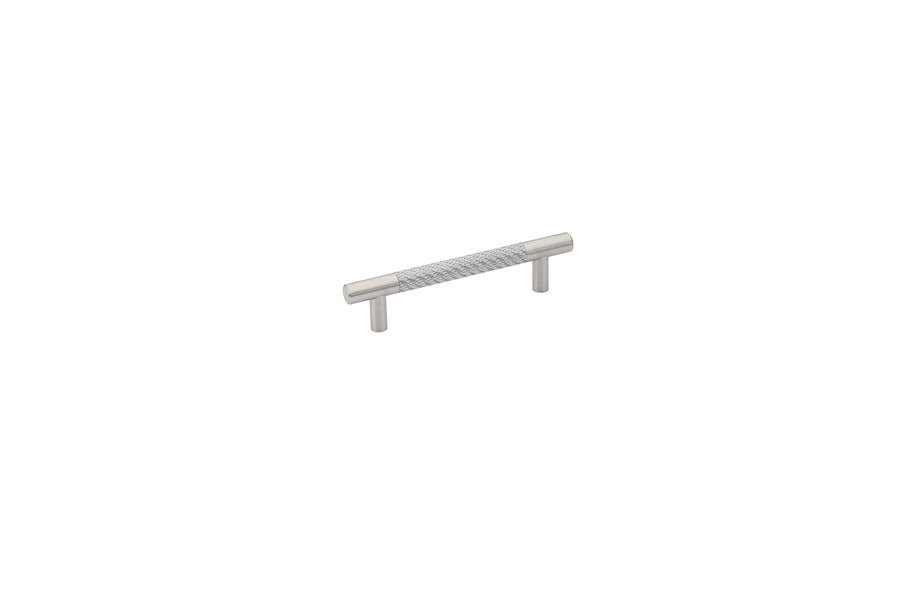 Emtek - 86387US15 - Carbon Fiber Bar Pull, Silver,  4" C-C, US15  (Discontinued with inventory. Call for availability.)