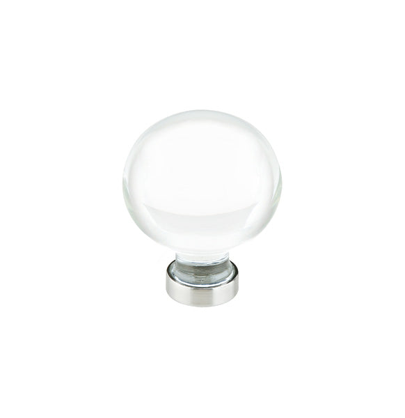 Emtek - 86394US15 - Bristol Glass Cabinet Knob, 1", US15