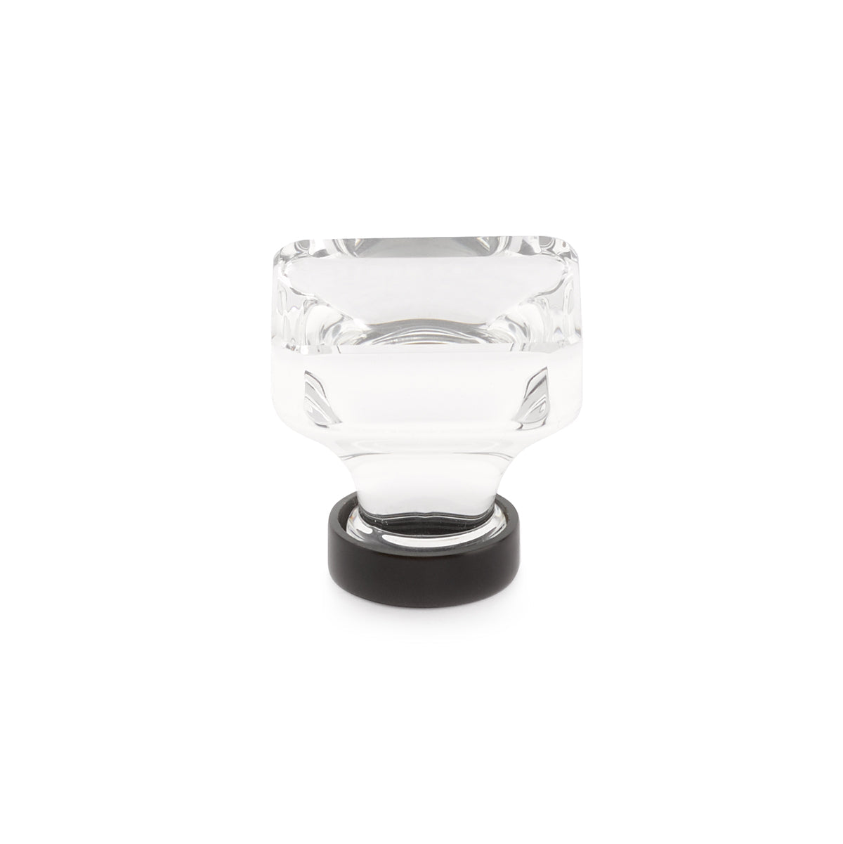 Emtek - 86403US19 - Lido Glass Knob, 1-3/8", US19