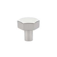 Emtek - 86457US14 - Mod Hex Knob, Cabinet, 1-1/8", US14