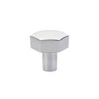 Emtek - 86457US26 - Mod Hex Knob, Cabinet, 1-1/8", US26