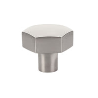 Emtek - 86458US15 - Mod Hex Knob, Cabinet, 1-1/2", US15