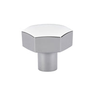 Emtek - 86458US26 - Mod Hex Knob, Cabinet, 1-1/2", US26