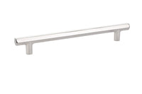 Emtek - 86462US14 - Mod Hex Pull, Cabinet, 8" C-C, US14