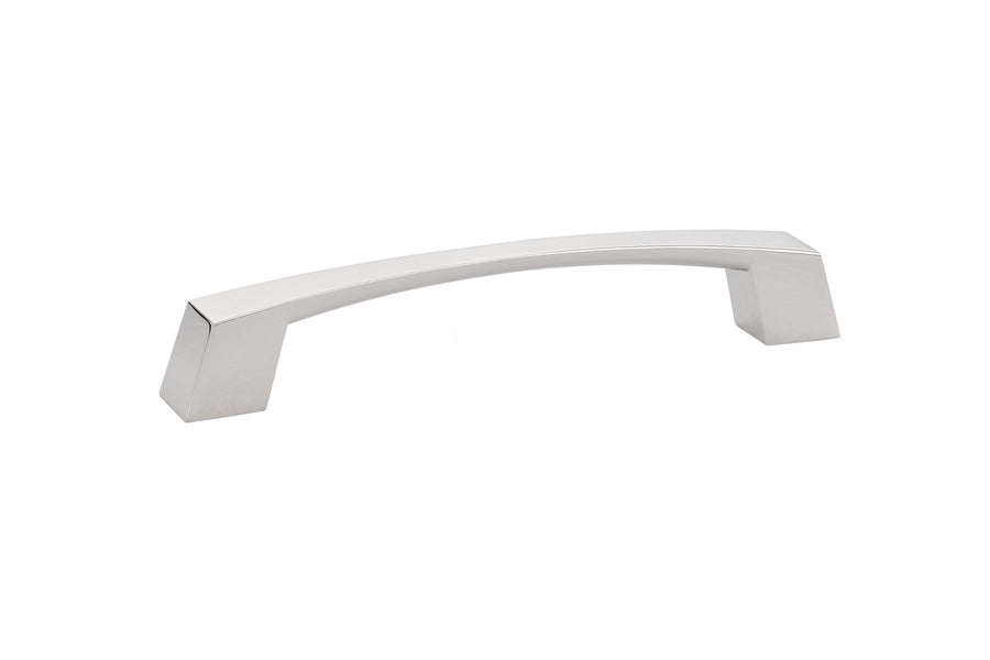 Emtek - 86486US14 - Cabinet Sweep Pull, 5" C-C, US14  (Discontinued with inventory. Call for availability.)