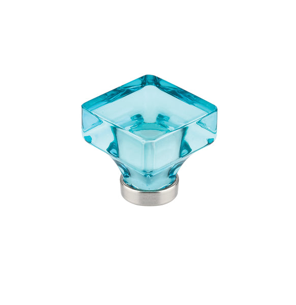 Emtek - 86553US15 - Lido Wardrobe Knob, Cyan, 1-5/8", US15  (Discontinued with Inventory. Call for Availablity.)