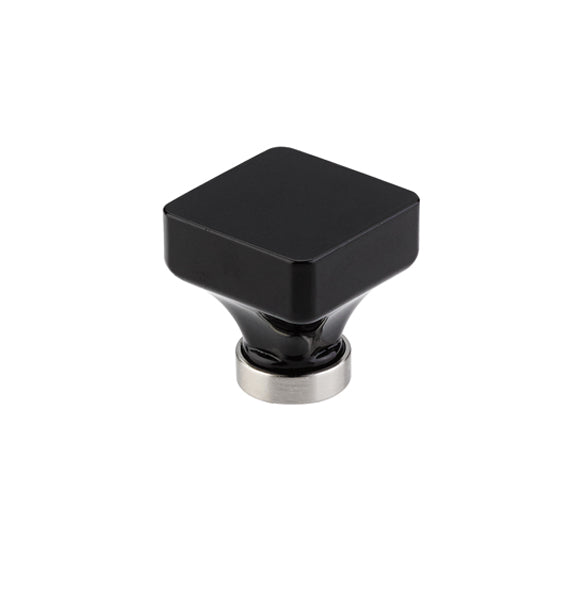 Emtek - 86558US15 - Lido Cabinet Knob, Black, 1-3/8", US15  (Discontinued with Inventory. Call for Availablity.)