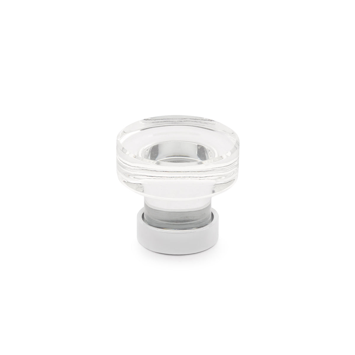 Emtek - 86569US26 - Grayson Glass Knob, Cabinet, 1-1/4", US26