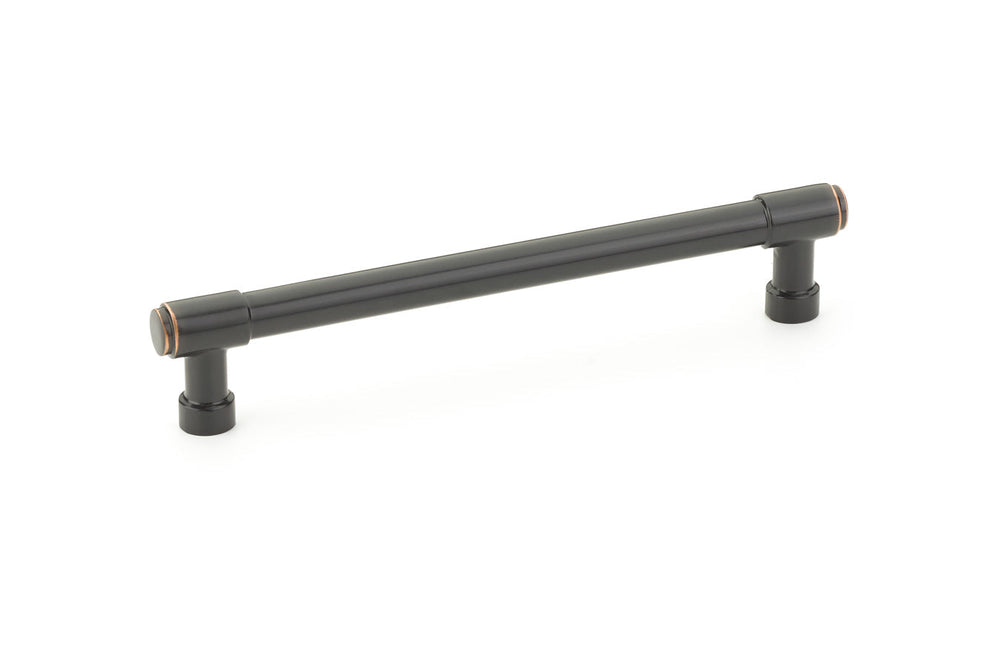 Emtek - 86689US10B - Industrial Modern Jasper Cabinet Pull, 6" c-c, US10B