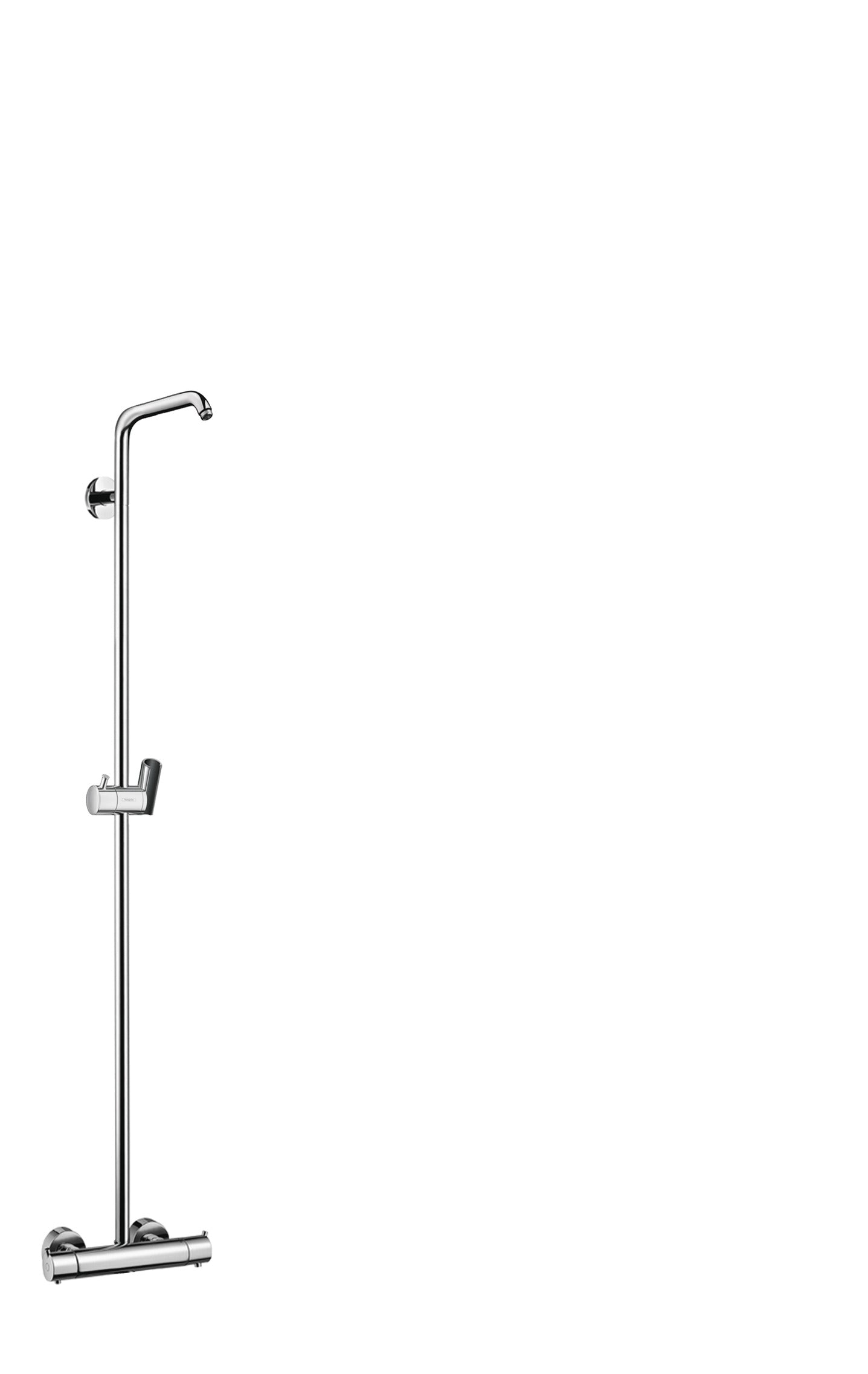 Showerpipe without Shower Components in Chrome Finish