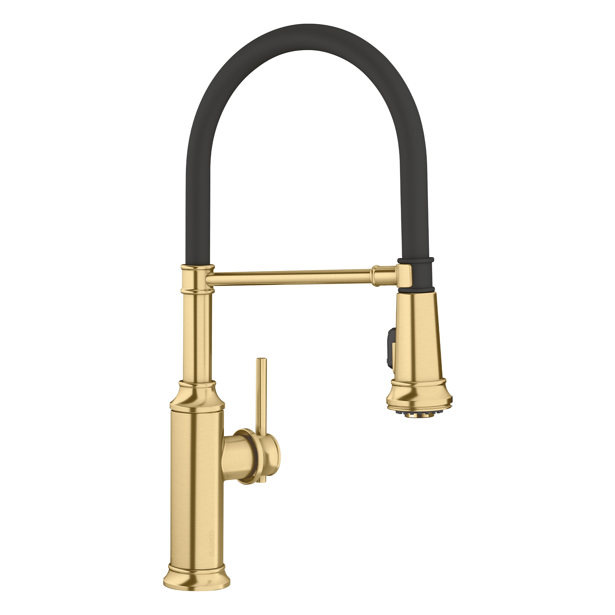 Blanco - 442982 - Empressa Semi-Pro Pull-Down Dual-Spray Kitchen Faucet - Satin Gold