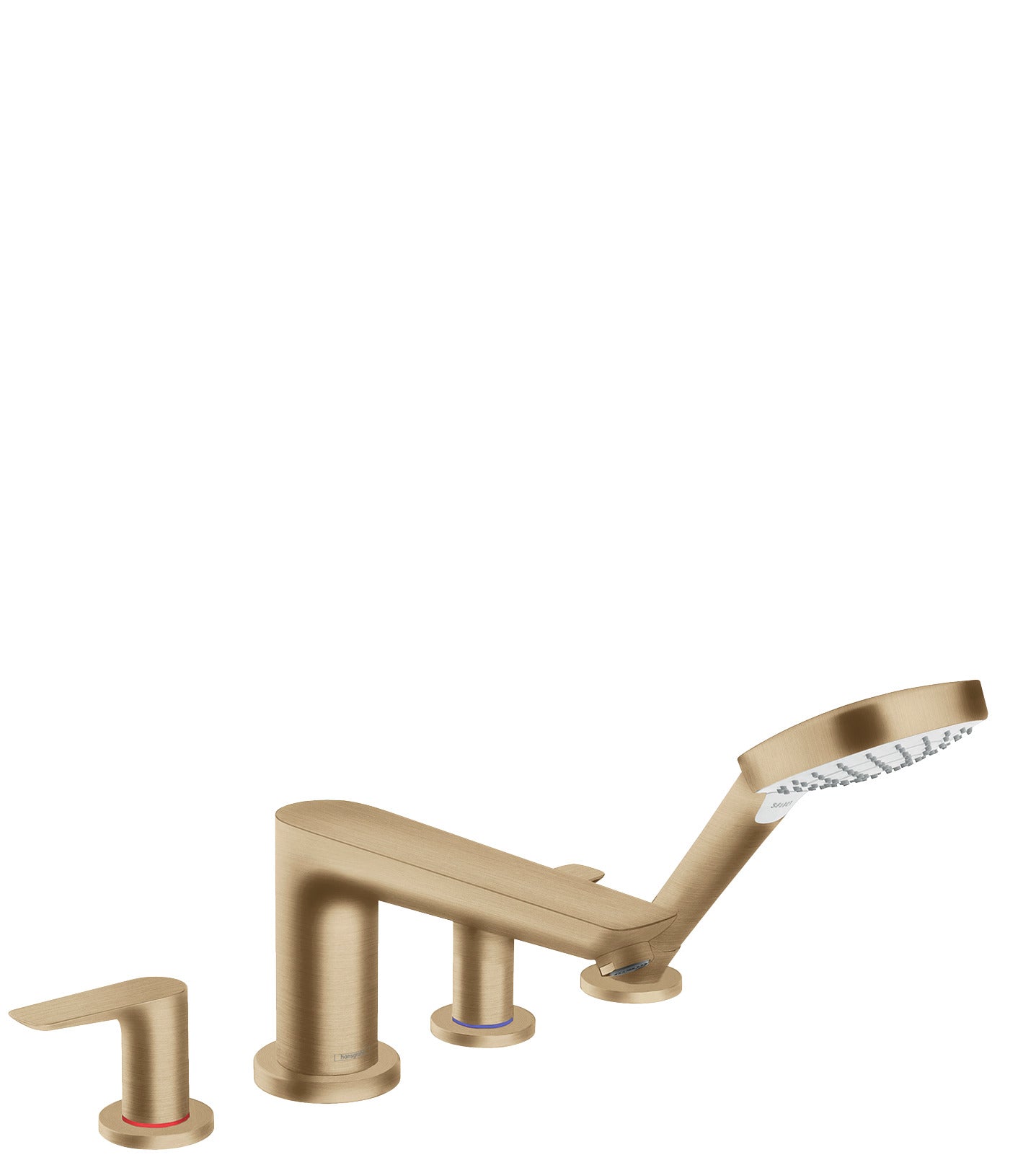 4-Hole Roman Tub Set Trim with 1.8 GPM Handshower in Multiple Finishes